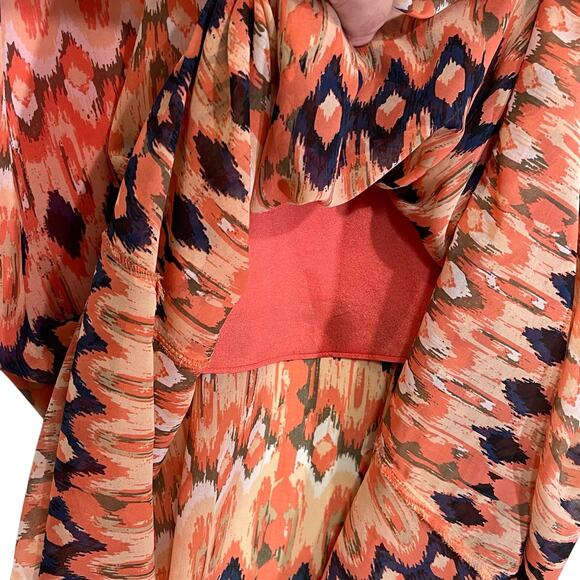 ANTHROPOLOGIE BISHOP + YOUNG Women’s Geo Print Racerback Maxi dress - Picture 3 of 5